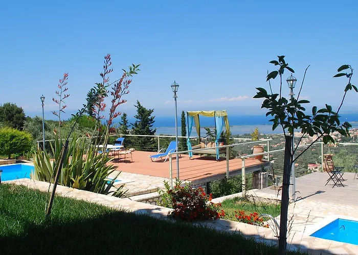 Villas Panorama Lefkas Hébergement de vacances Apolpaina